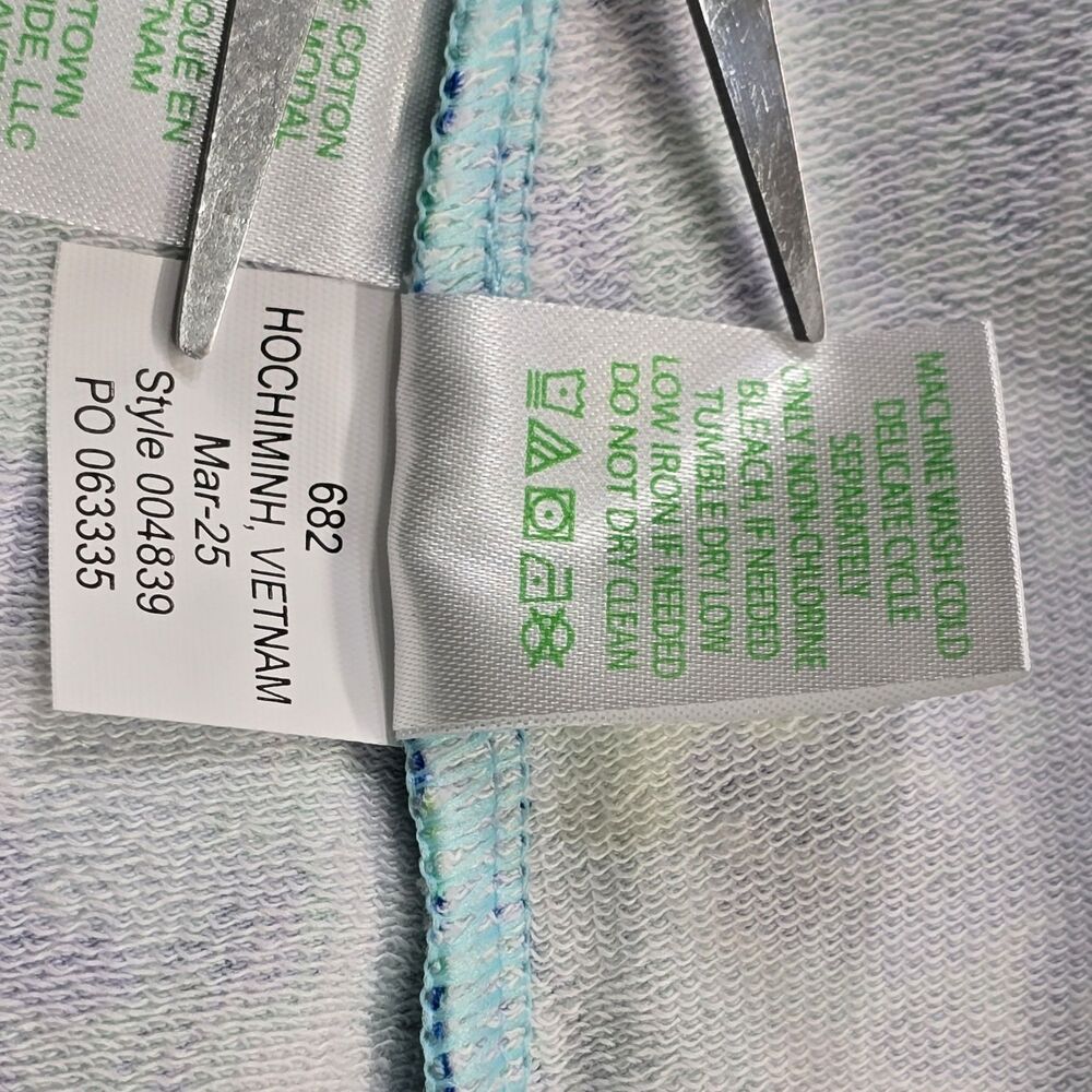 Lilly Pulitzer Skipper Popover UPF 50+ Seeing Double Sea Glass Aqua Size XL New - Picture 13 of 14